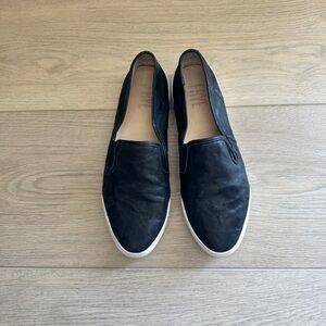 Frye Mia Black Slip-On Shoes